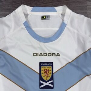 Diadora Scotland National Team 2007 Soccer Futbol Jersey Size large Vtg mens